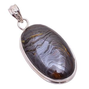 จี้เหล็กรูปตาเสือทำด้วยมือ925เงินสเตอร์ลิงจี้เงินคุณภาพดีเครื่องประดับขายส่งสำหรับงานปาร์ตี้ - Product Image 1