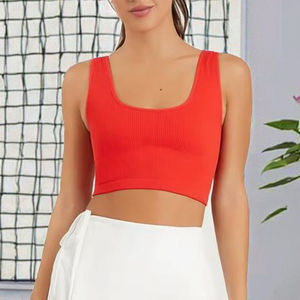 Top Deportivo Sin Costuras de Alta Sujeción, Transpirable, de Secado Rápido, Elástico en Cuatro Direcciones, 92% Nailon, 8% Elastano, Talla Grande, Ligero - Product Image 3