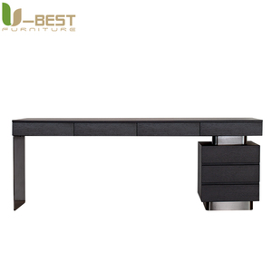 Scrivania da Ufficio Moderna <span class=keywords><strong>di</strong></span> Alta Gamma U-Best, Stile Minimalista Italiano, Scrivania per Computer <span class=keywords><strong>di</strong></span> Lusso Leggero, Design per <span class=keywords><strong>Studio</strong></span> Domestico in Legno - Product Image 6