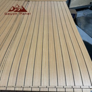 Pannello Murale Flessibile in PVC Scanalato Wayon, Carta da Parati <span class=keywords><strong>3D</strong></span> Effetto Legno Autoadesiva, Facile da Installare, Strisce Scanalate Adesive - Product Image 5