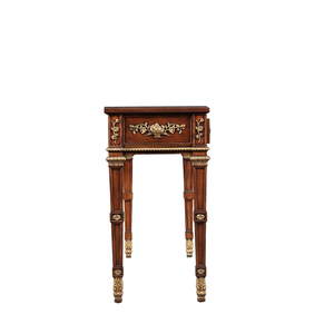 Table de toilette élégante de style français, villa, chambre à coucher, hôtel, table en bois <span class=keywords><strong>massif</strong></span>, miroir noble, coiffeuse, <span class=keywords><strong>commode</strong></span> de chambre à coucher - Product Image 3