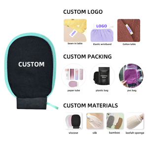 Guante Exfoliante Kessa Marroquí de Rayón de Fibra de Viscosa de Alta Calidad con Logotipo Personalizado, Guantes Exfoliantes Coreanos - Product Image 5