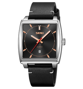 <span class=keywords><strong>Skmei</strong></span> 9316 reloj hombre créateur de mode montres en cuir étanche hommes poignet luxe heures carrées - Product Image 6