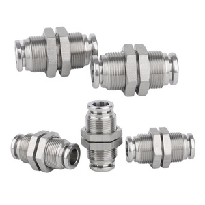 Conexiones de Tubo de Acero Inoxidable, Conexiones Neumáticas de Acero Inoxidable para Tuberías de Aire, Conexiones de Aire a Presión para la Industria Alimentaria - Product Image 4