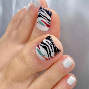 JP1661-Juego de tiras de bailarina cortas, uñas postizas para dedos, cobertura completa, prensa Artificial en las puntas de las uñas para <span class=keywords><strong>mujer</strong></span> - Product Image 3