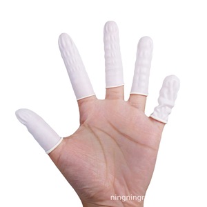 Doigts de protection antistatiques en caoutchouc, 1000 pièces, tailles S, M, L, XL, en émulsion de revêtement protecteur industriel - Product Image 3