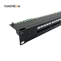 Panneau de brassage vocal 1U 25 ports Cat3 IDC pour câblage téléphonique et audio de télécommunications