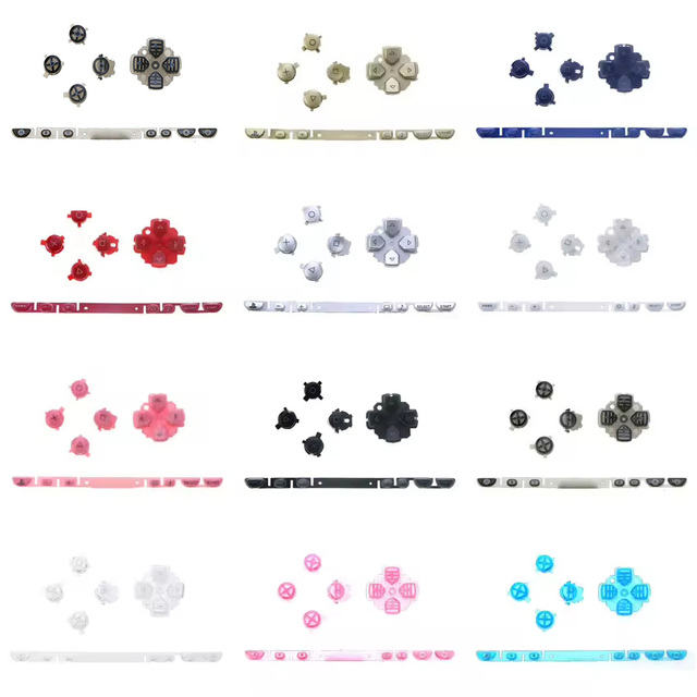 Left Right Buttons Set for PSP 1000 Start D Pad Volume Full Buttons Kit for PSP1000 Game Console Replacement Accessories