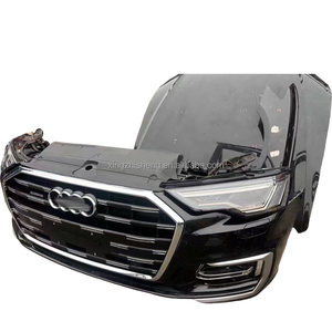 Compatible con el Último Modelo <span class=keywords><strong>2020</strong></span> del Audi <span class=keywords><strong>A6</strong></span>, Parachoques Delantero Completo y Rejilla, Condensador, Faros Delanteros y Capó - Product Image 4