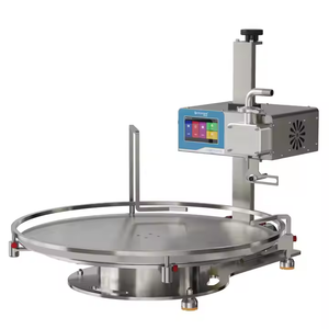 HMI haute efficacité de 5 pouces et plateau tournant de 600mm de diamètre 10L/min équipement de remplissage de débit - Product Image 6