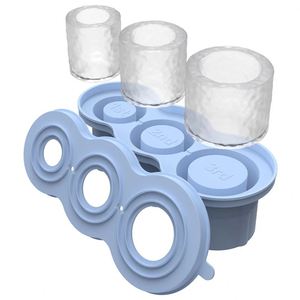 Vaso de Silicona Cuadrado Reutilizable de Grado Alimenticio para Whisky con Molde para Cubitos de Hielo para Cócteles y Whisky - Product Image 1