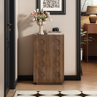2025 grande capacité entrée intérieure couloir armoire à chaussures solide noyer MDF bois Design moderne Style Explosion nouveaux meubles de maison
