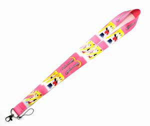 Customizable Nylon Fabric Lanyard with Dog Hook & ID Card Holder-Washable