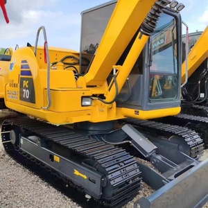 Excavadora de cadenas Komatsu PC70 usada, miniexcavadora de 7 toneladas, equipo original usado. - Product Image 2