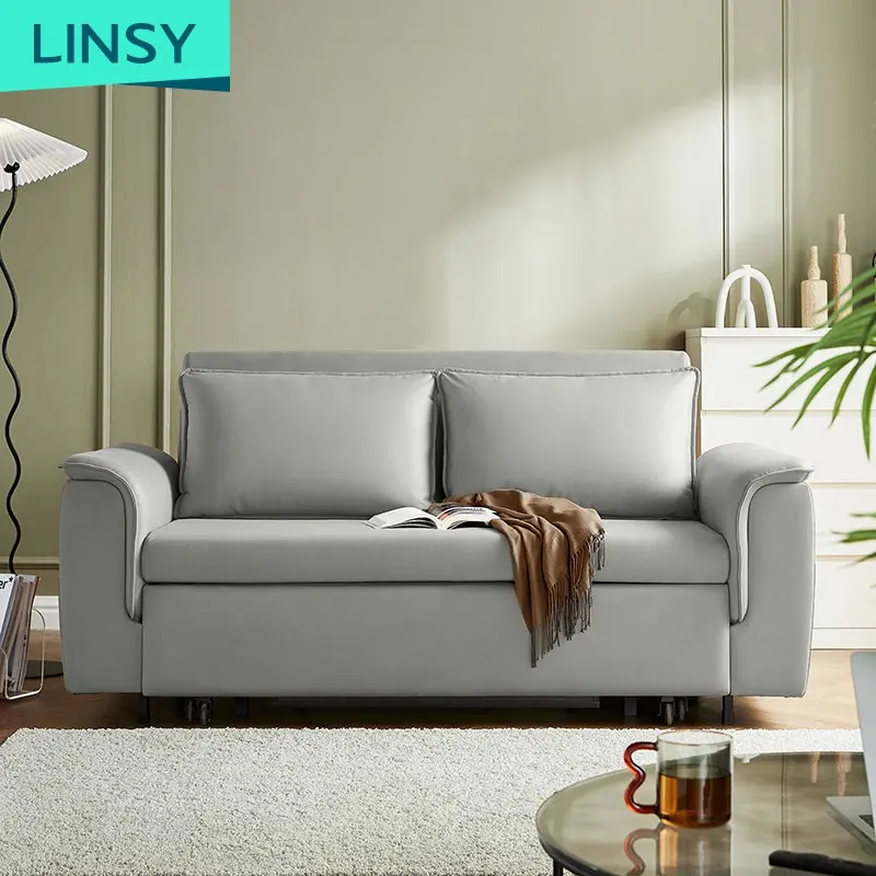 Linsy ev kullanımı kanepe Cum yatak örtüsü katlanır oturma odası mobilya Muebles kanepe Cama bireysel ekonomik LS500FC1