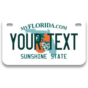 Personalized Front License Plates Custom License Plate Car Tags - 6" x 12"