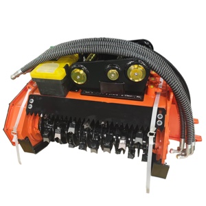 Professional Excavator Mulcher Head Rotary <b>Brush</b> Cutter Crush Trees for <b>Vegetation</b> Management and Demolition - Product Image 1