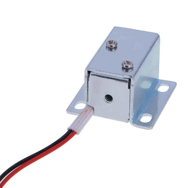 12V DC 0.43A Cabinet Drawer Electric Door Lock Assembly Solenoid Lock