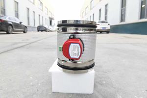 Katup Peredam Udara Elektrik Solenoid Baja Tahan Karat 4" 5" 6" 8" 220V 12V untuk Ventilasi 100/125/150/200mm Peralatan Listrik - Product Image 3