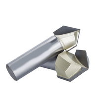 Fresa de ranurado en V de 90 grados SUPAL Arden Carbide, vástago de 1/4 y 1/2 pulgada, cortador para ranurado de madera, grabado 3D, MDF, madera dura, OEM H6