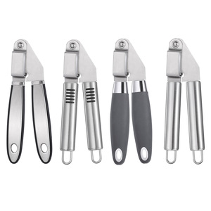 Prensa de Ajo Manual de Acero Inoxidable, Picadora de Ajo Grande para el Hogar, Preparador Rápido de Pasta de Ajo, Duradera, Solo Lavar a Mano - Product Image 4