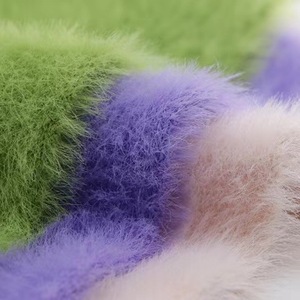 2cm 인조 밍크 깃털사 100% 나일론 소프트사 공장 직판 도매 대량 공급 고급 니트웨어용 - Product Image 5