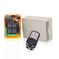 YET404PC DC12V/24V récepteur 433mhz contrôleur de porte ouvre-porte de Garage pour porte automatique avec 2 télécommandes