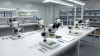 Microscope Stéréo EOC 7x-50x avec Distances Interaxiales de 100mm pour Modules Optiques Semi-conducteurs OSAT BGA, Photonique au Silicium – Vente en Gros Malaisie