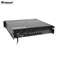 1350W 4-Kanal Penguat Daya Logam Audio Profesional Amplifier DSP