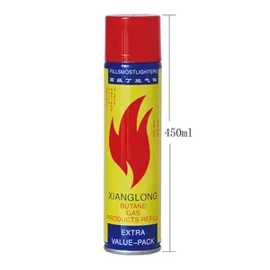 Recarga de <span class=keywords><strong>gas</strong></span> butano para mecheros, gran calidad, fabricante promoción, 450 mL - Product Image 1