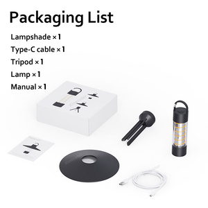 Lampe de camping LED portable, trépied, <span class=keywords><strong>lanterne</strong></span> <span class=keywords><strong>extérieure</strong></span>, lampe torche, modes d'éclairage 3 en 1, étanche IP54, batterie 2000 mAh, lampe 4-12 h - Product Image 6