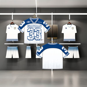 Maillot de football personnalisé en Spandex/Coton de haute qualité, respirant, coupe courte, imprimé numérique, pour hommes, Aimer - Product Image 1