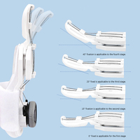 Séparateur d'orteils en silicone, gel de soulagement pour hallux valgus, correcteur flexible, redresseur pour pieds arrière en U, protection des pieds