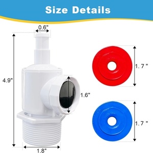 Connecteur de tuyau de nettoyage de piscine Polaris 9-100-9001 UWF, dispositif de remplacement de la vanne de déconnexion <span class=keywords><strong>rapide</strong></span> et de réduction de pression - Product Image 3