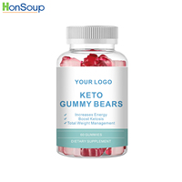 Gummies Keto à faible teneur en glucides pour adultes, soin de beauté amincissant et éclaircissant la peau