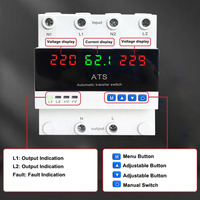 Nouveau design pour le marché irakien, commutateur de transfert automatique double alimentation (ATS) réglable 30A 63A 110/220V