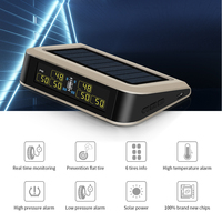 RV Truk Trailer 6 Sensor 6 Roda Usb Eksternal Nirkabel, Sistem Monitor Tekanan Ban Surya Tpms