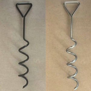 <span class=keywords><strong>Kit</strong></span> <span class=keywords><strong>d</strong></span>'<span class=keywords><strong>ancrage</strong></span> robuste en acier au carbone pour trampoline avec piquet à visser résistant à la cisaillement de 5000 lb pour tentes et attaches pour chiens - Product Image 6