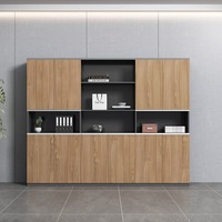 Classeurs en bois modernes et contemporains pour bureau à domicile, mobilier scolaire, organisation, stockage de documents, solution de stockage d'archives