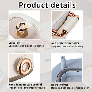 Marmite Électrique Multifonctionnelle 5L – Tendance 2026 – Appareil de Cuisine Intelligent pour la Maison et le Dortoir - Product Image 3