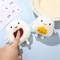 Jouets Squishy Homme Pain de Dessin Animé, Petits Animaux Mignons, Jouets à Rebond Lent, Jouets Anti-Stress pour Étudiants et Employés de Bureau