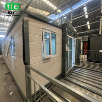 Conteneur de 40 pieds pour 3 chambres à coucher Conteneur d'expédition durable pour salle de sport Hôtel Entrepôt Boutique Villa Parc Toilette