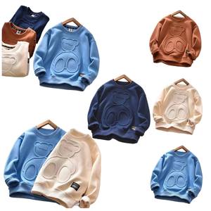 Moda <span class=keywords><strong>per</strong></span> bambini grandi ragazze orsacchiotto felpa tinta unita <span class=keywords><strong>per</strong></span> bambini felpe con filo <span class=keywords><strong>per</strong></span> ragazzi autunno autunno inverno abbigliamento <span class=keywords><strong>per</strong></span> studenti - Product Image 1