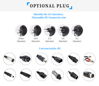 Verimlilik masaüstü güç kaynağı 96w 24v 4a 12v 8a Ac Dc adaptörü ses Video için güç amplifikatörü Led aydınlatma