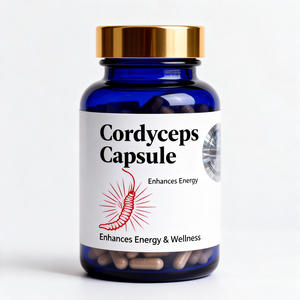 Cápsulas de <span class=keywords><strong>Cordyceps</strong></span> Extrato de <span class=keywords><strong>Cordyceps</strong></span> de Alta Pureza Formulações Personalizadas Fabricação de Marca Privada OEM COA Certificado Orgânico ISO - Product Image 4