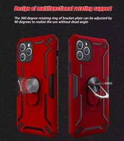 Coque de téléphone pour TECNO Spark 10C/Spark 10/Spark 10 Pro, coque arrière, protection de l'objectif, support magnétique invisible pour voiture