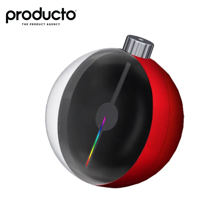 2020 nuovo disegno Di Natale ornamenti palla mini colorful TFT 3D <span class=keywords><strong>ologramma</strong></span> fan Decorazione Di Natale