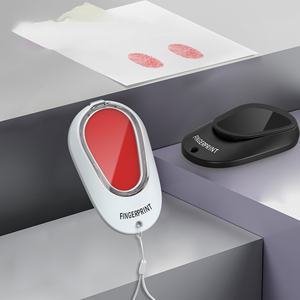 แผ่นหมึกลายนิ้วมือที่สามารถล้างได้แบบพกพาสีดำและสีขาวขนาดเล็กแผ่นหมึกพิมพ์ลายนิ้วมือ ABS สำหรับการลงคะแนน - Product Image 1