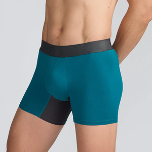 Calzoncillos Bóxer Transpirables de Marca Personalizada, Ropa Interior Elástica de Talla Grande, Ultra Suave, Ropa Interior de Bambú para Hombre - Product Image 3