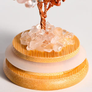 Gravier de cristal naturel avec couvercle en <span class=keywords><strong>verre</strong></span>, arbre de cristal paysager, ornement décoratif - Product Image 3